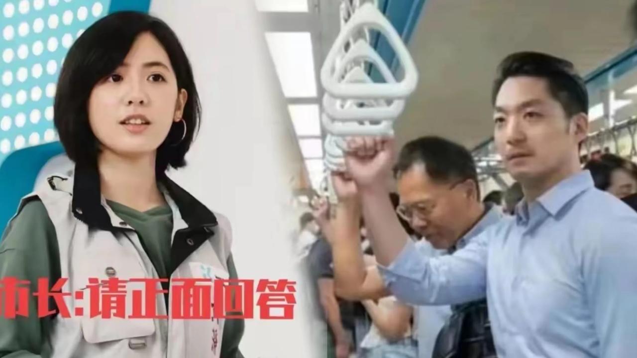 蒋万安一早乘地铁上班，车并没有愰，但脑子一激灵，耳边又响起那个声音：市长，请正面