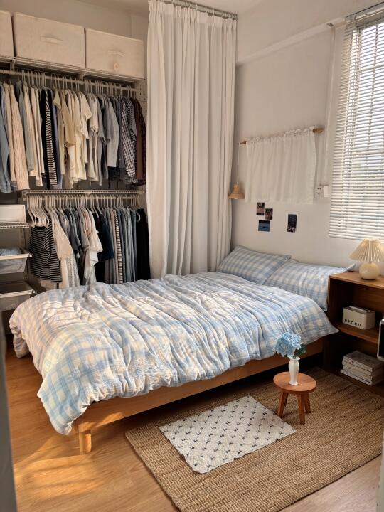 卧室布置｜8㎡春日阳光小卧室🛏️⛅️