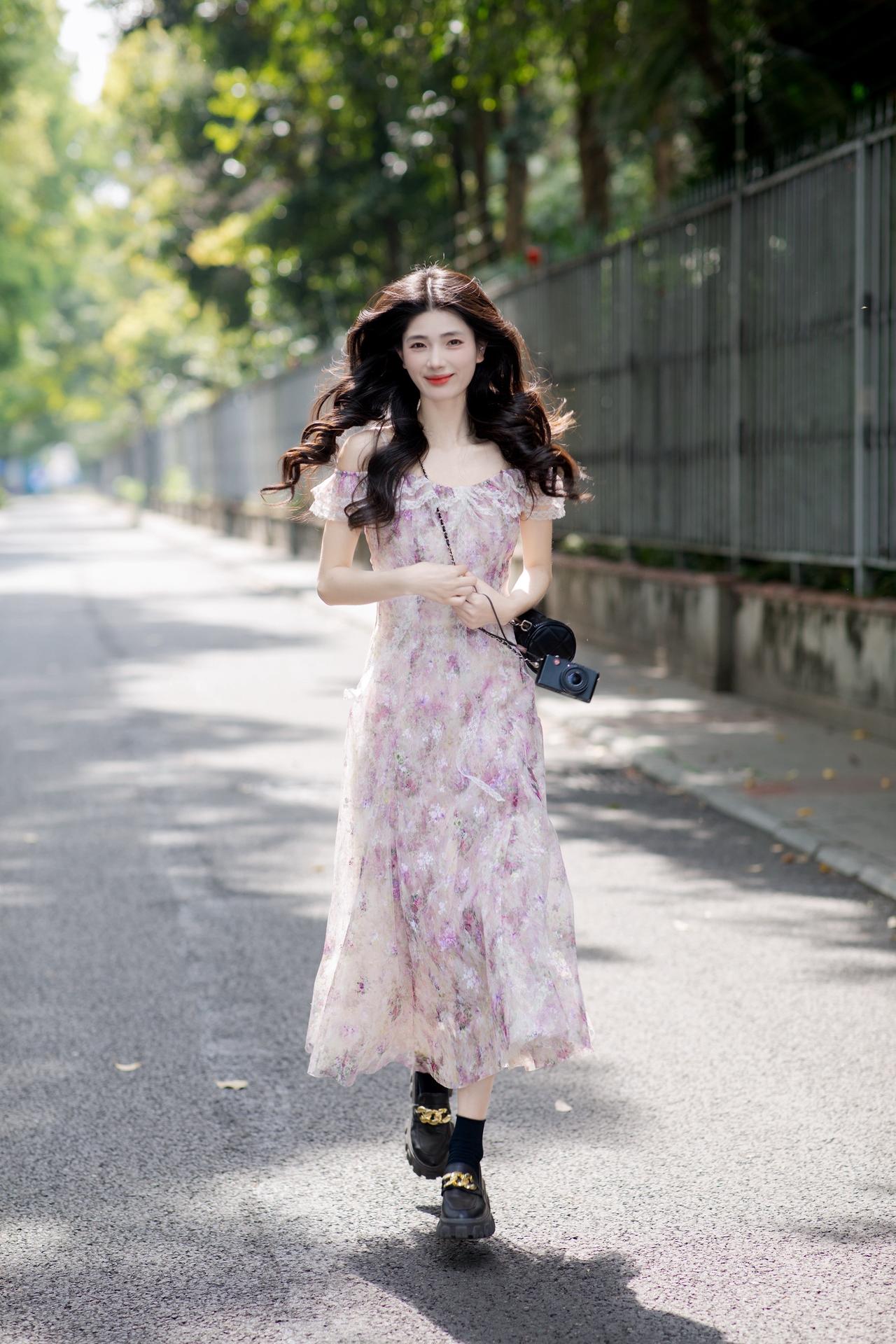 小个子女生穿搭 碎花裙 夏季连衣裙 仙女裙 连衣裙分享