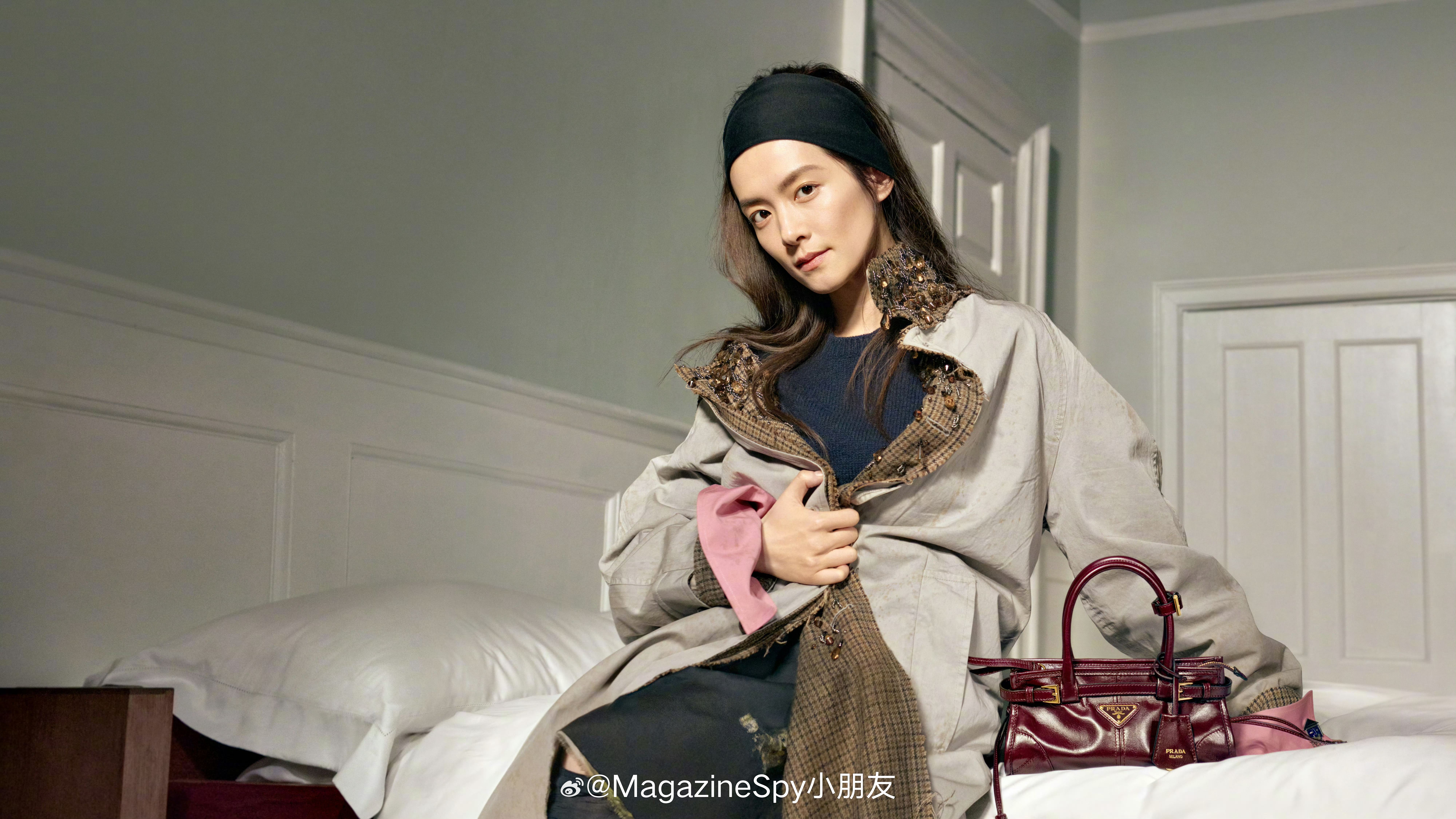 陈昊宇Prada全球广告 一组新片，品牌大使陈昊宇出镜Prada 2026秋冬成