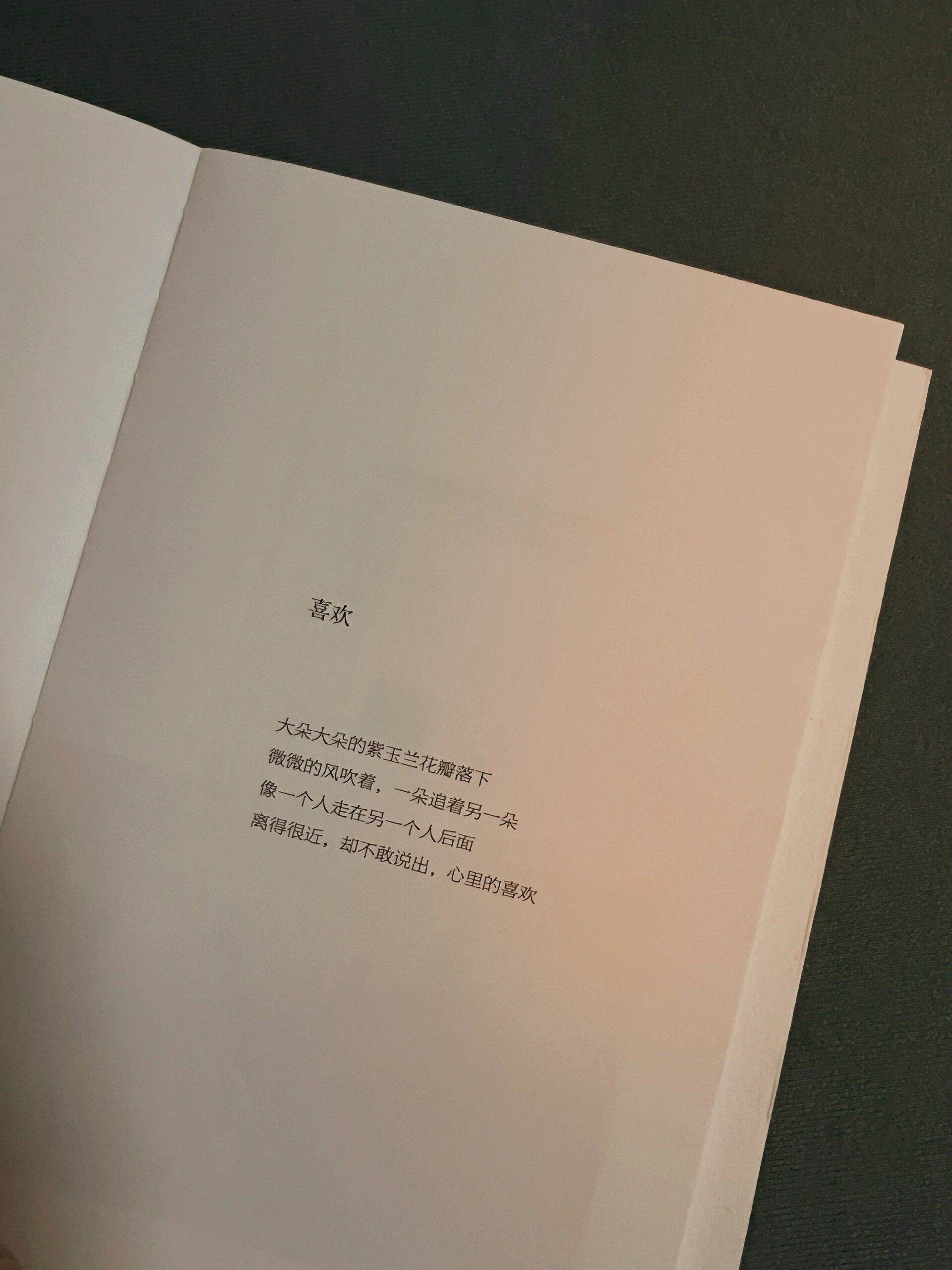 天呐 太会写了“离得很近却不敢说出心里的喜”。 ​​​