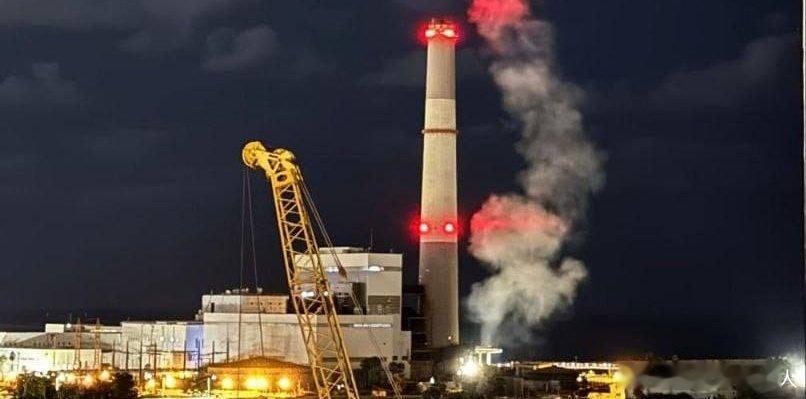 最新：根据初步报告，特拉维夫以北的一家发电厂遭到无人机袭击 ​​​