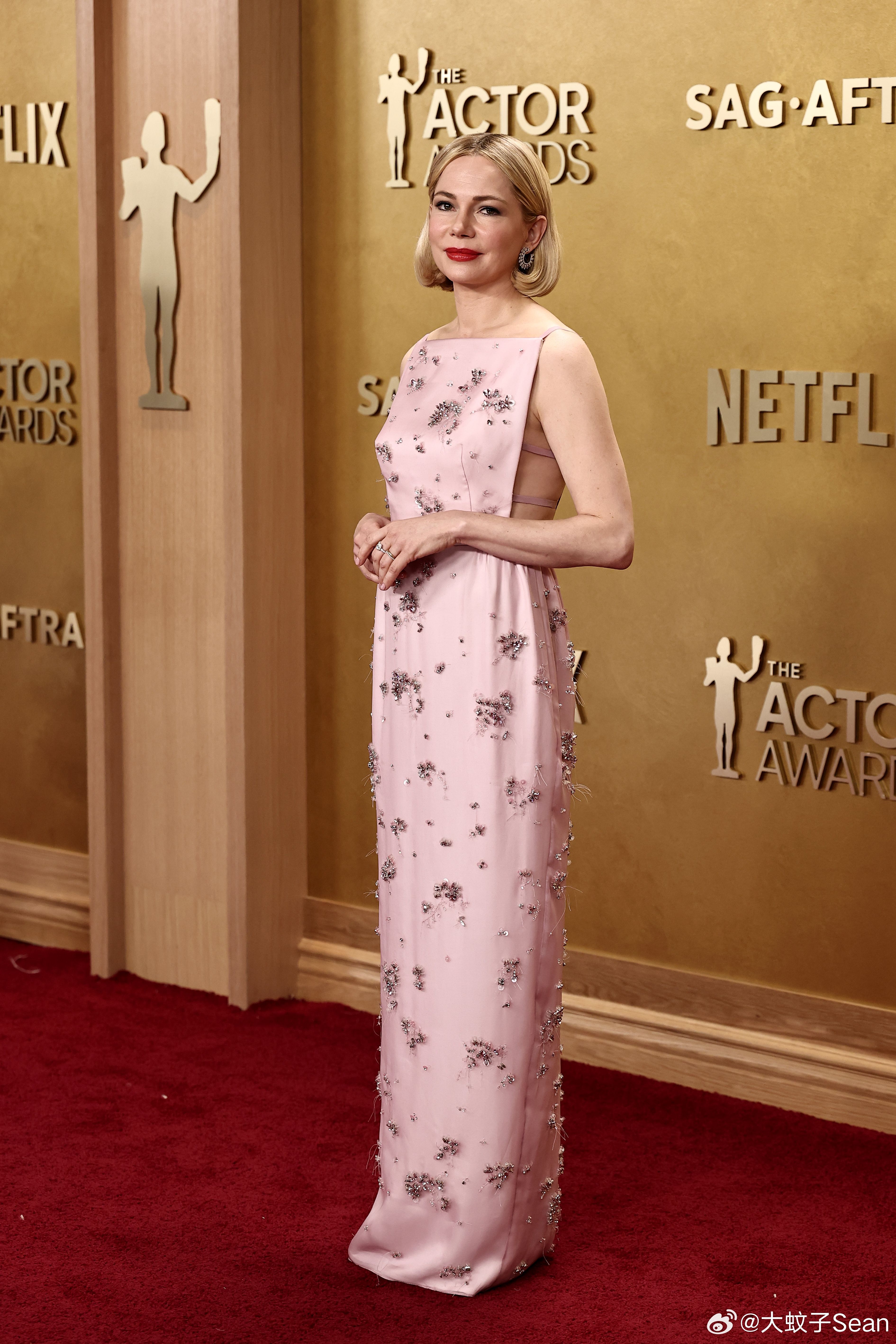 Michelle Williams米歇尔威廉姆斯在洛杉矶出席第32届演员工会奖颁