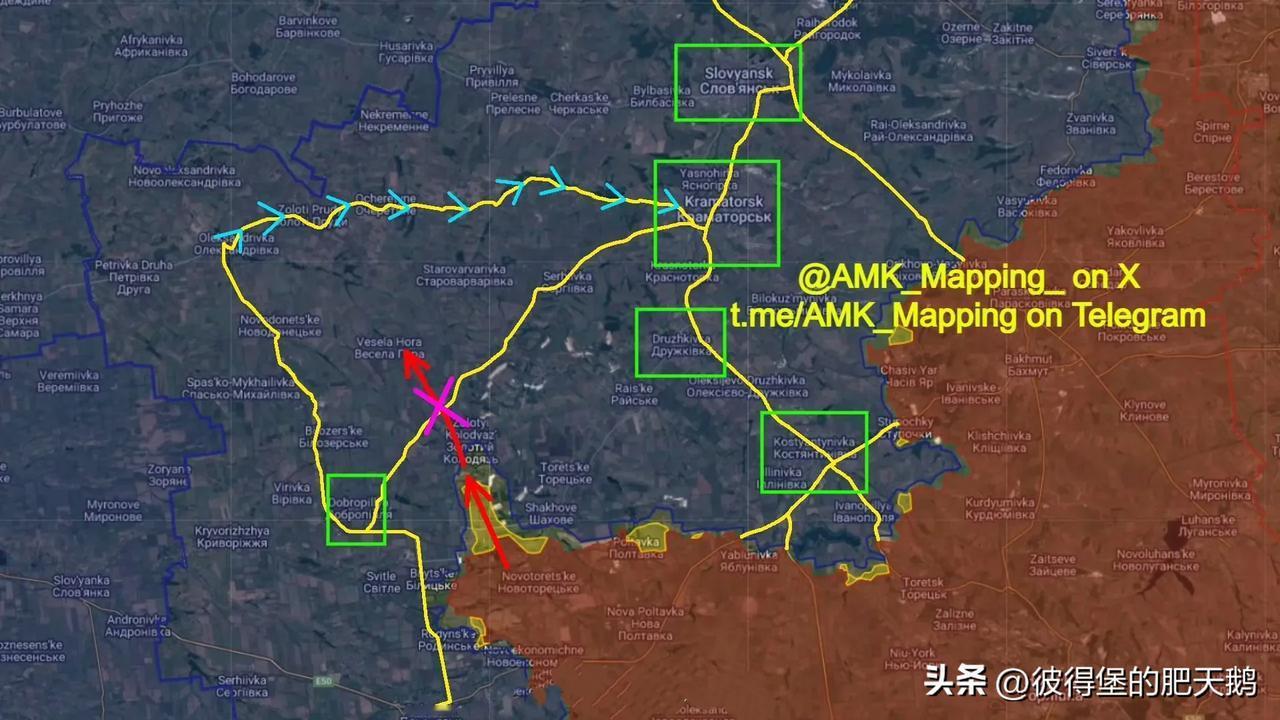 顿涅茨克局势：最近急得跳脚的资深亲乌Map分析员AKM的分析。

随着这一最新突