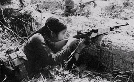 1979年2月17日下午，在同登地区作战的越军第3师12团团部卫生所护士阮春雅。