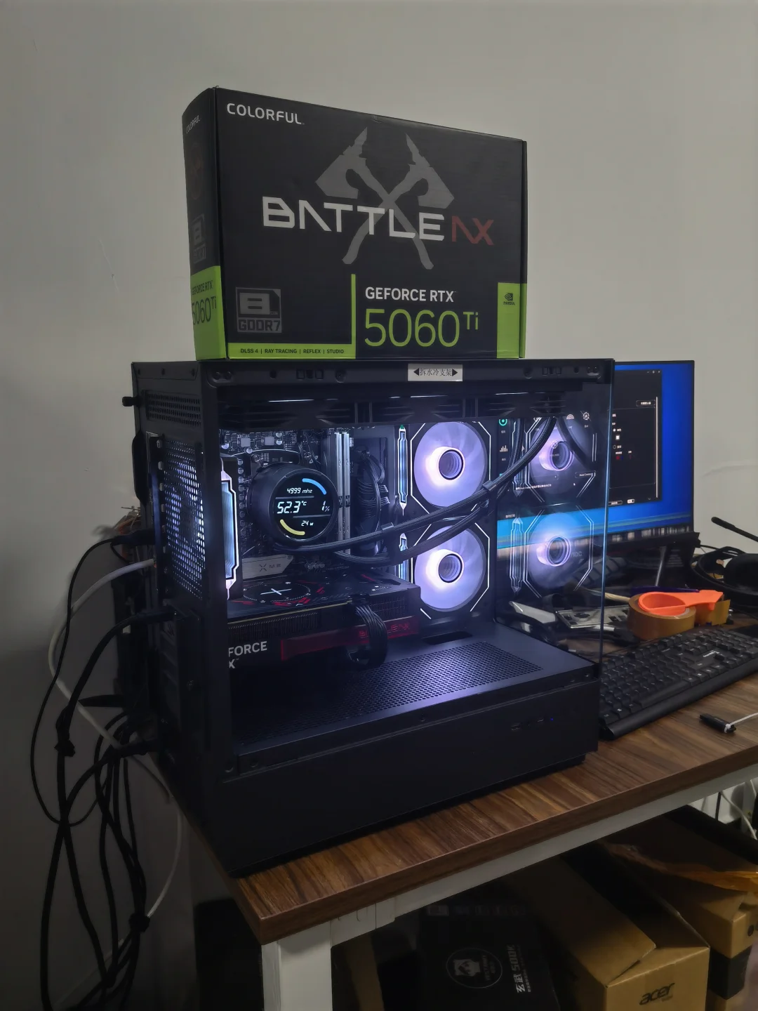 忙碌的一天就是装机