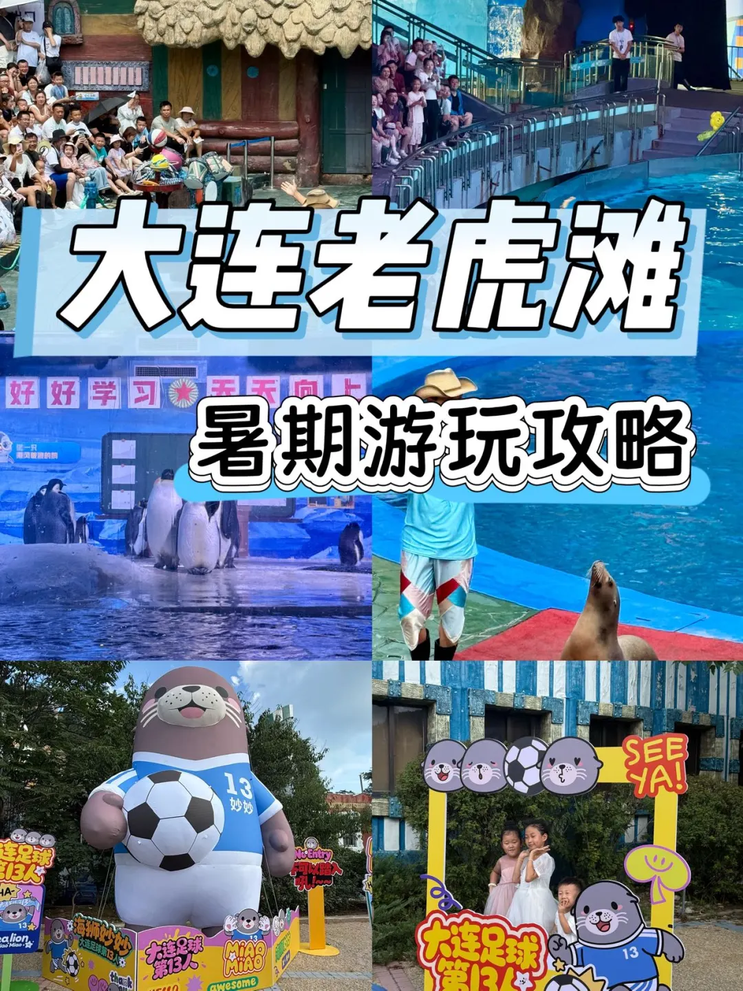 大连暑期老虎滩新玩法！偶遇英博…