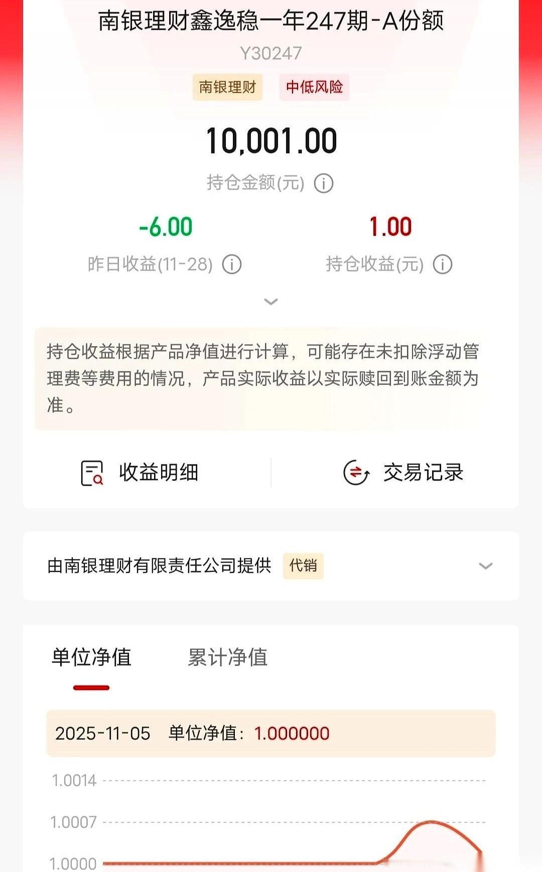 我今天必须得说一句，南京银行真的太“负”我了。
它“负”了我对银行理财那种死板、