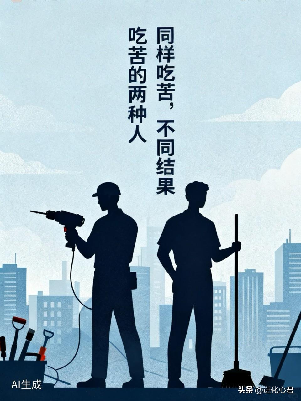 有一种苦，越吃越值钱

有一种人：吃苦吃了一辈子，越吃越穷，越吃越卑微。

有另