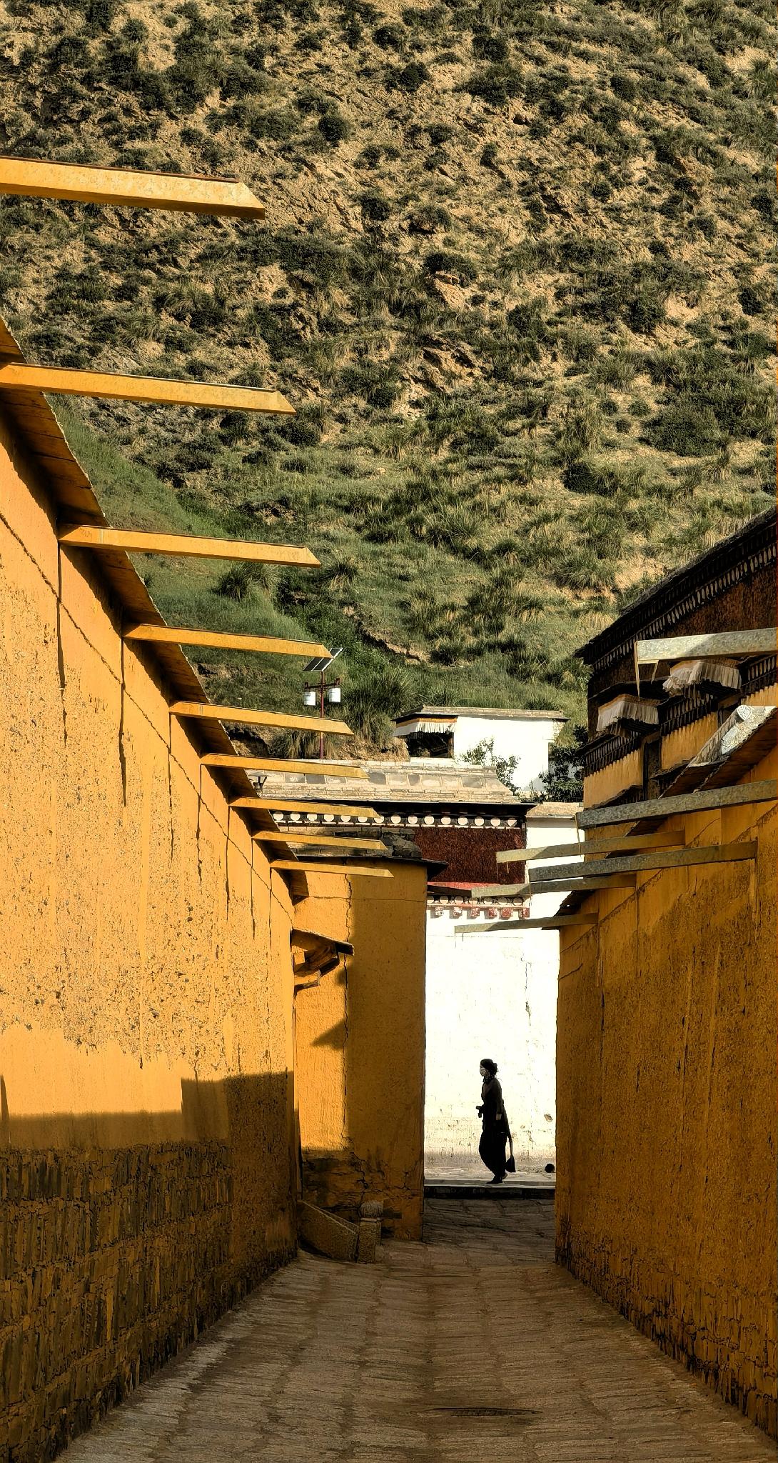 一张图证明你去过藏区拉不楞寺随拍。拉不楞寺游 藏族风格背景