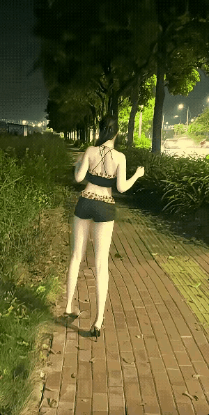 晒图笔记大赛姑娘这大晚上，你在路边等谁呢？看你穿着清凉，如果是坐着，还好不累，可