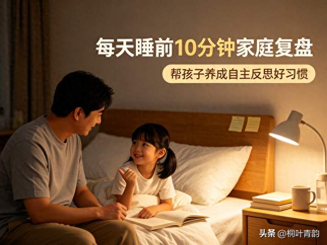 每天睡前10分钟家庭复盘，帮孩子养成自主反思好习惯
