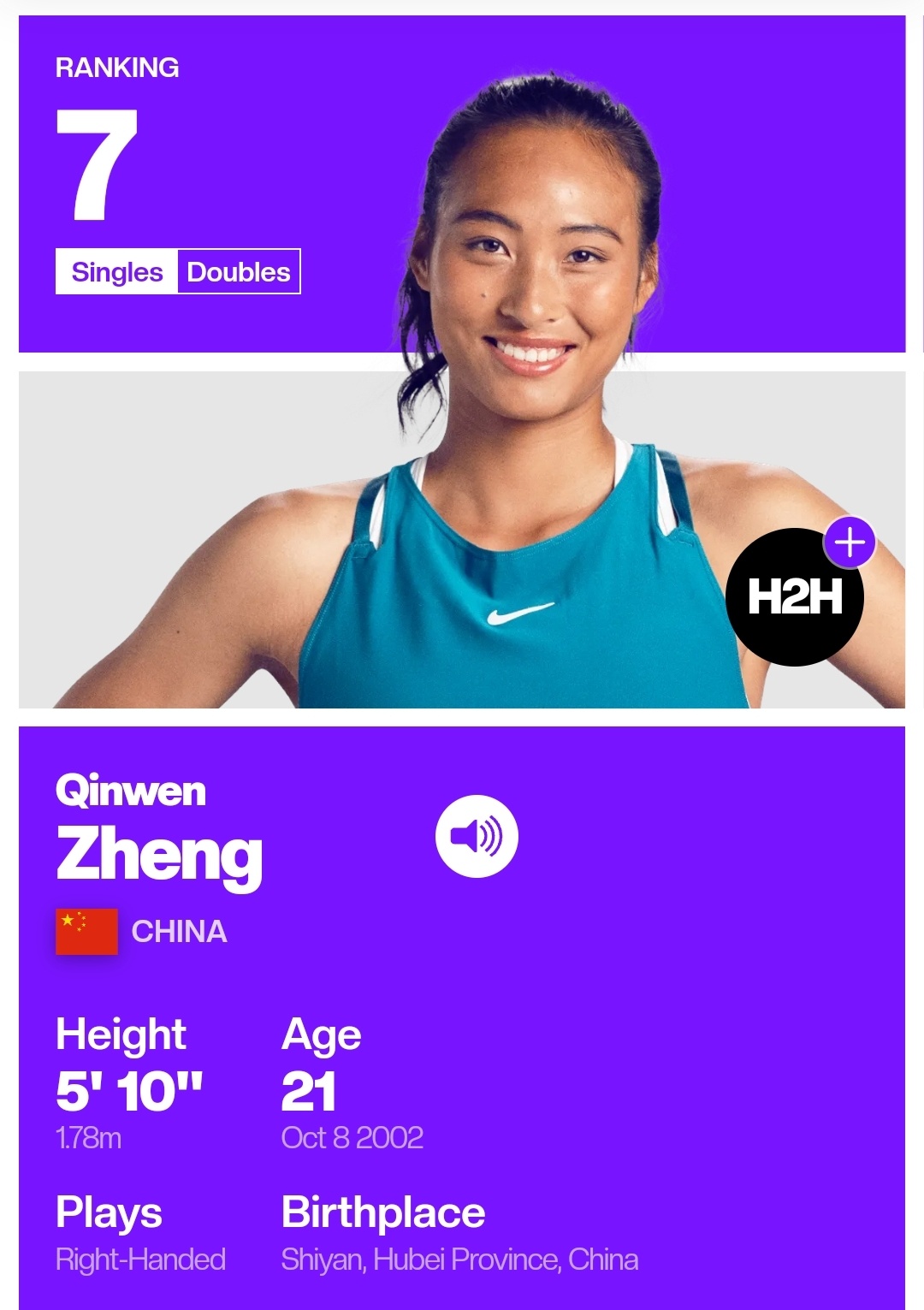 #郑钦文世界第七#   WTA官方公布最新单打排名，澳网亚军排名上升8位，来到世