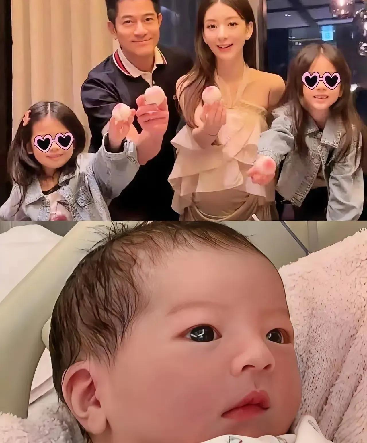 郭富城的小女儿一出生，直接给他们家带来三个好消息。

1.没人说方媛是整容脸了，