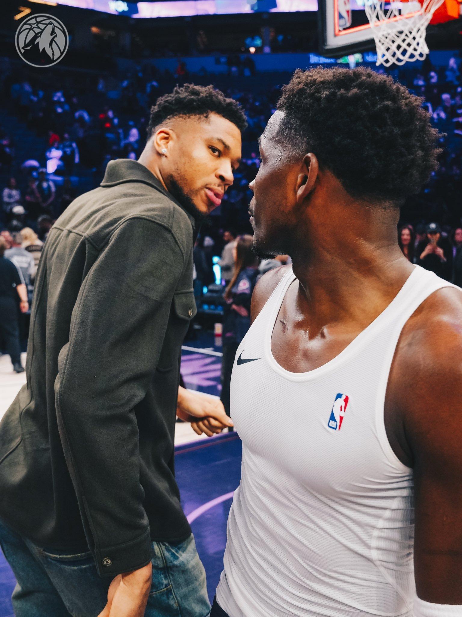 “字母对森林狼有兴趣”，短短几个字…别搞啊，不信🤨