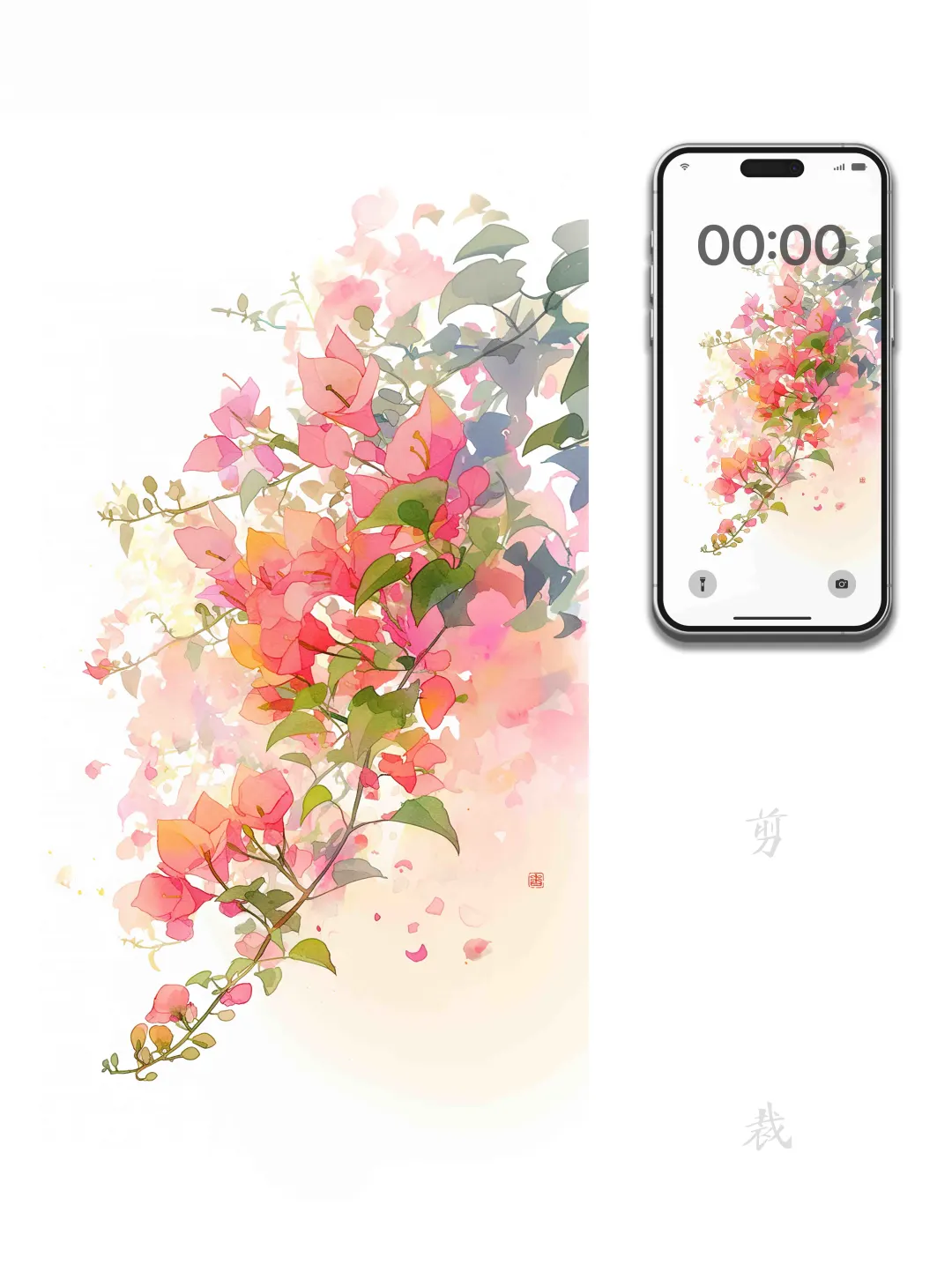 6寸屏壁纸｜夏花正繁