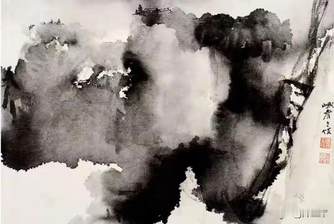 张大千的《蜀楚胜迹图册》是艺术生涯的重要之作。蜀地是他故土，长江山水又是文人常描