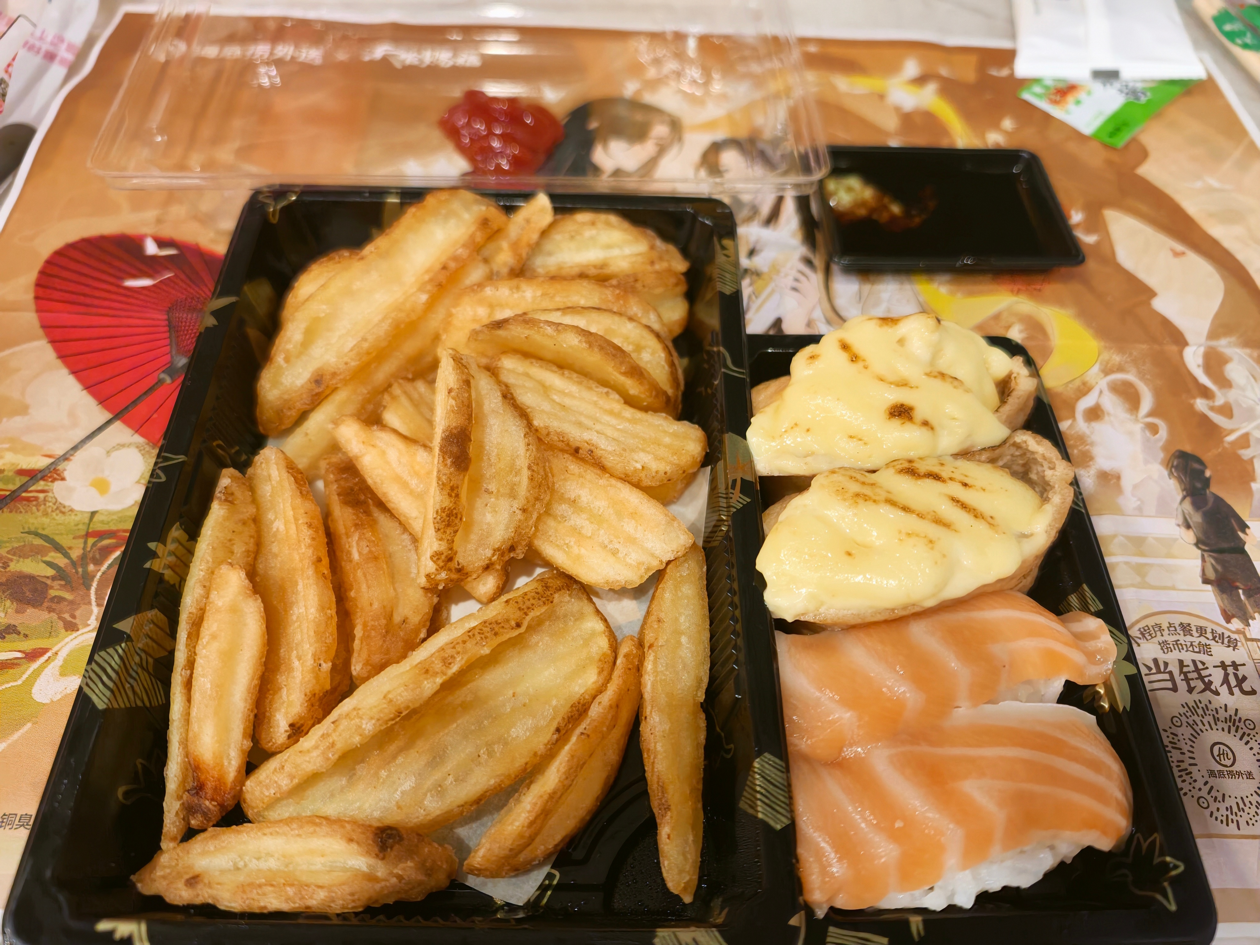 今晚吃个寿司🍣！我真的太爱三文鱼了！！！！ 