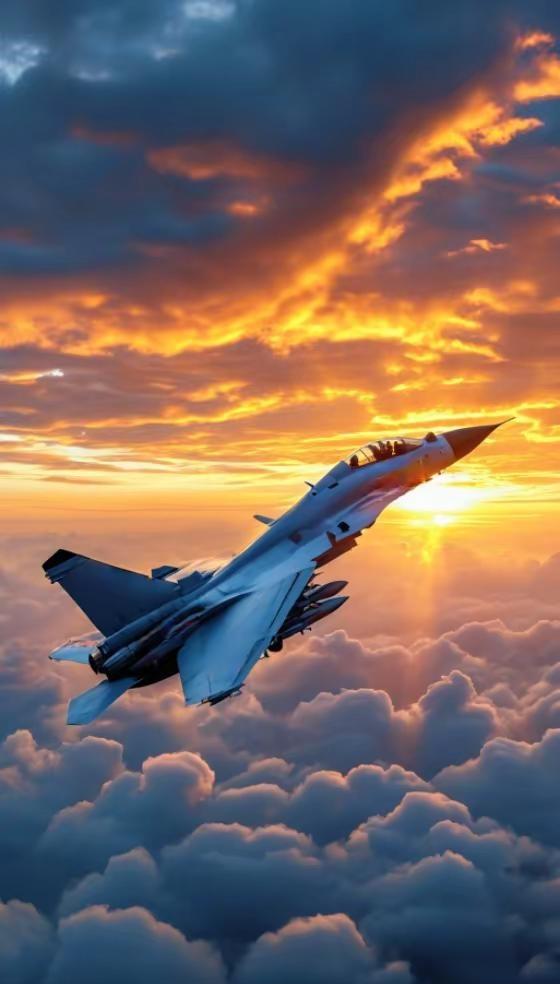 鹰击长空。AI技术制作。雄风翱翔