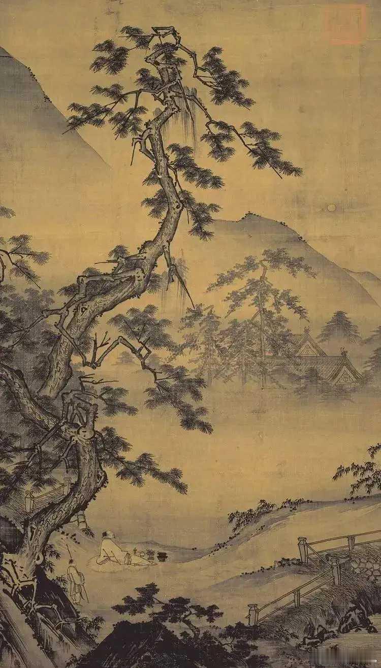 马远山水，构图精妙。马远 （1190--1279） ，字遥父，号钦山，祖籍山西永