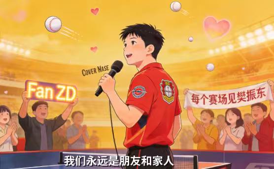 不说再见！樊振东全英文告别萨尔布吕肯：“我们永远是朋友，是一家人”
粉色球衣、球