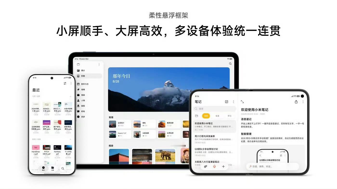 右边这台应该就是小米阔折叠的样子了