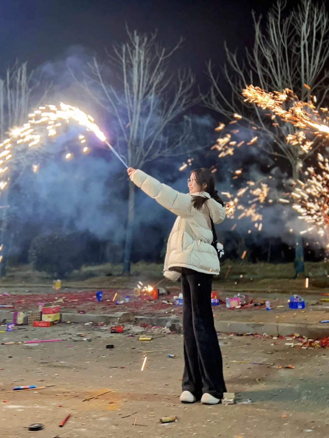 春节的氛围是烟花给的🎆