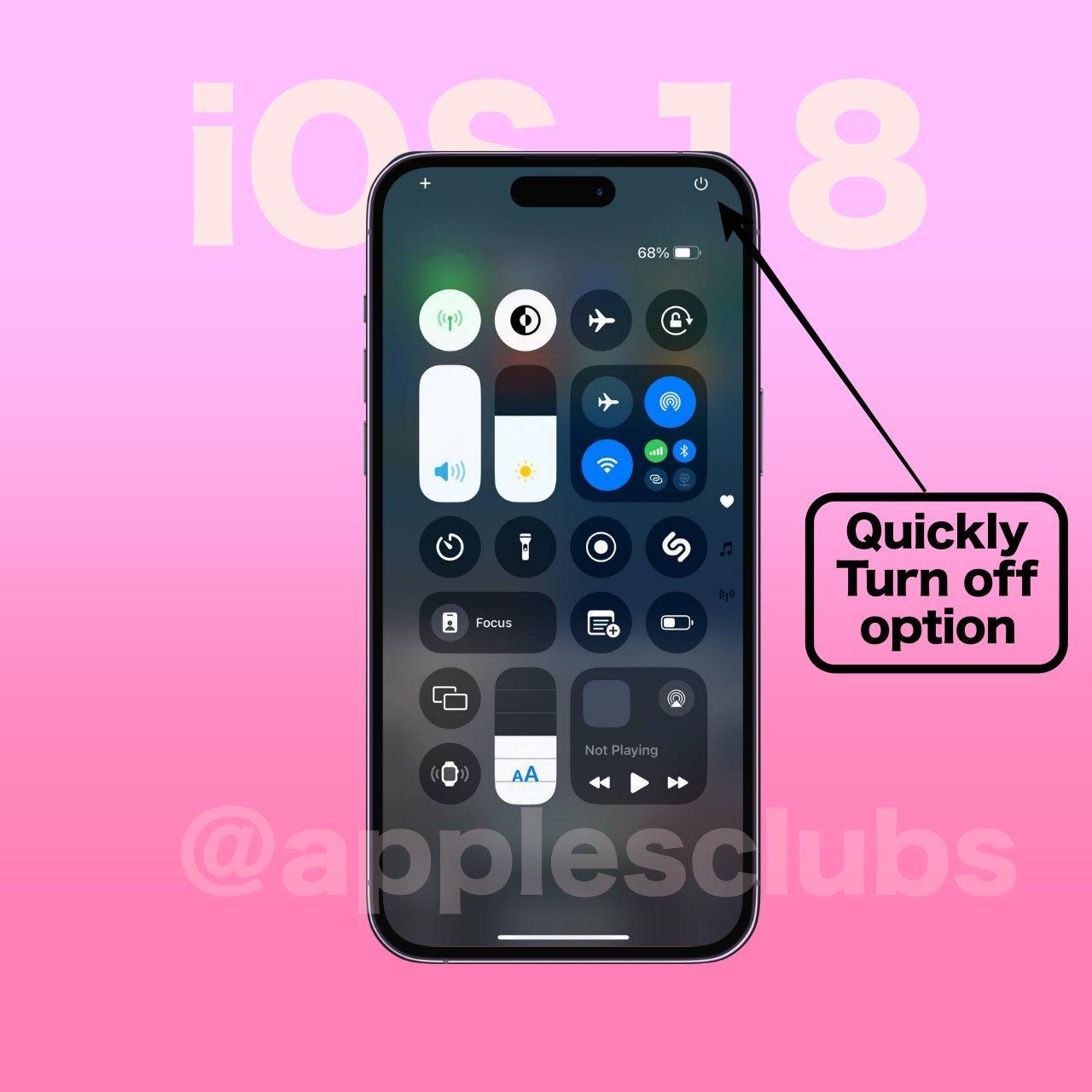 才知道苹果按右上角就能关机  你别说这个功能还真的很多人不知道不过要升级到iOS