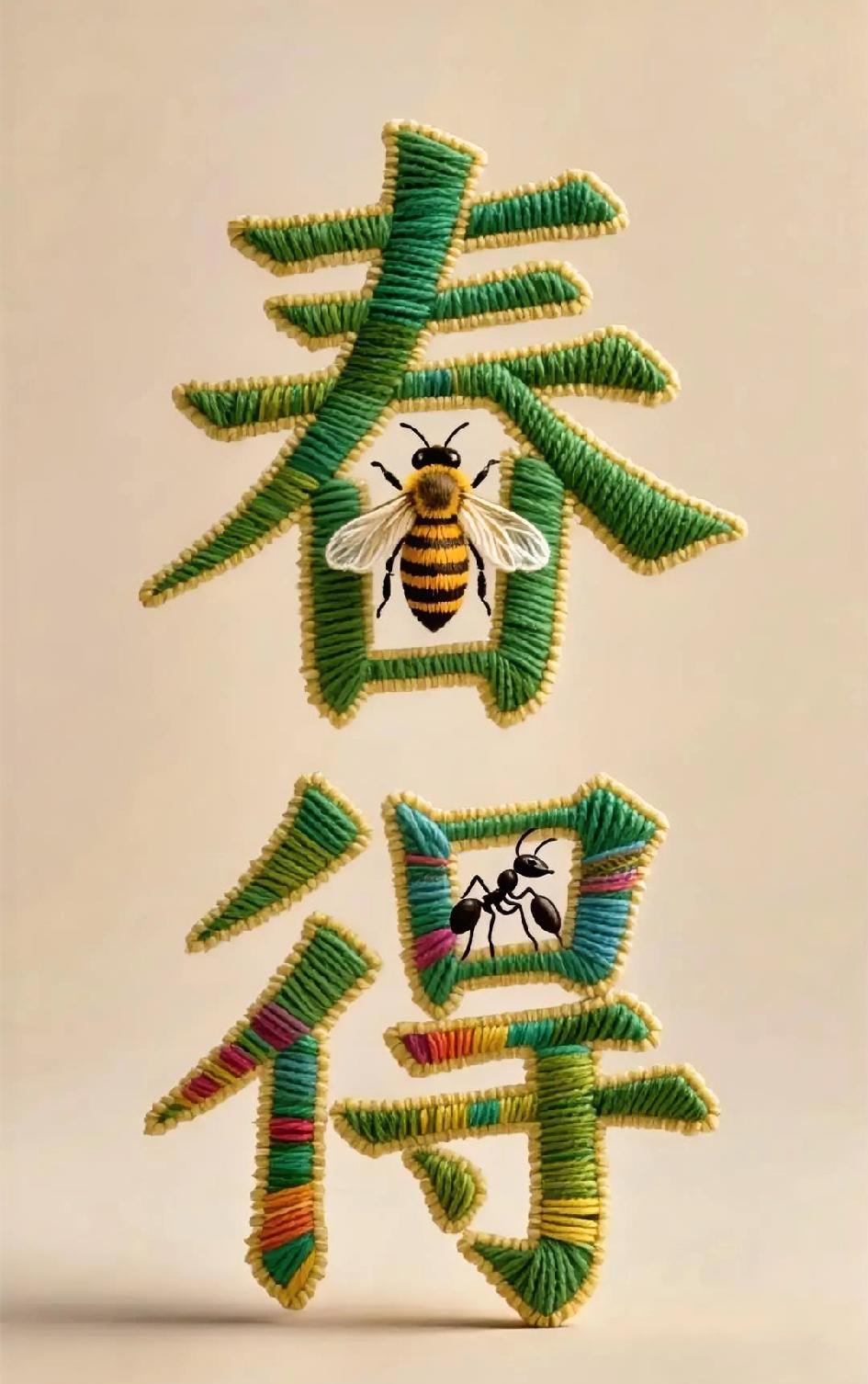 “和”字心里飞进一只蜂，“丽”字头顶顶着太阳。
蜂不蛰人，日不灼人，俩字一合体，