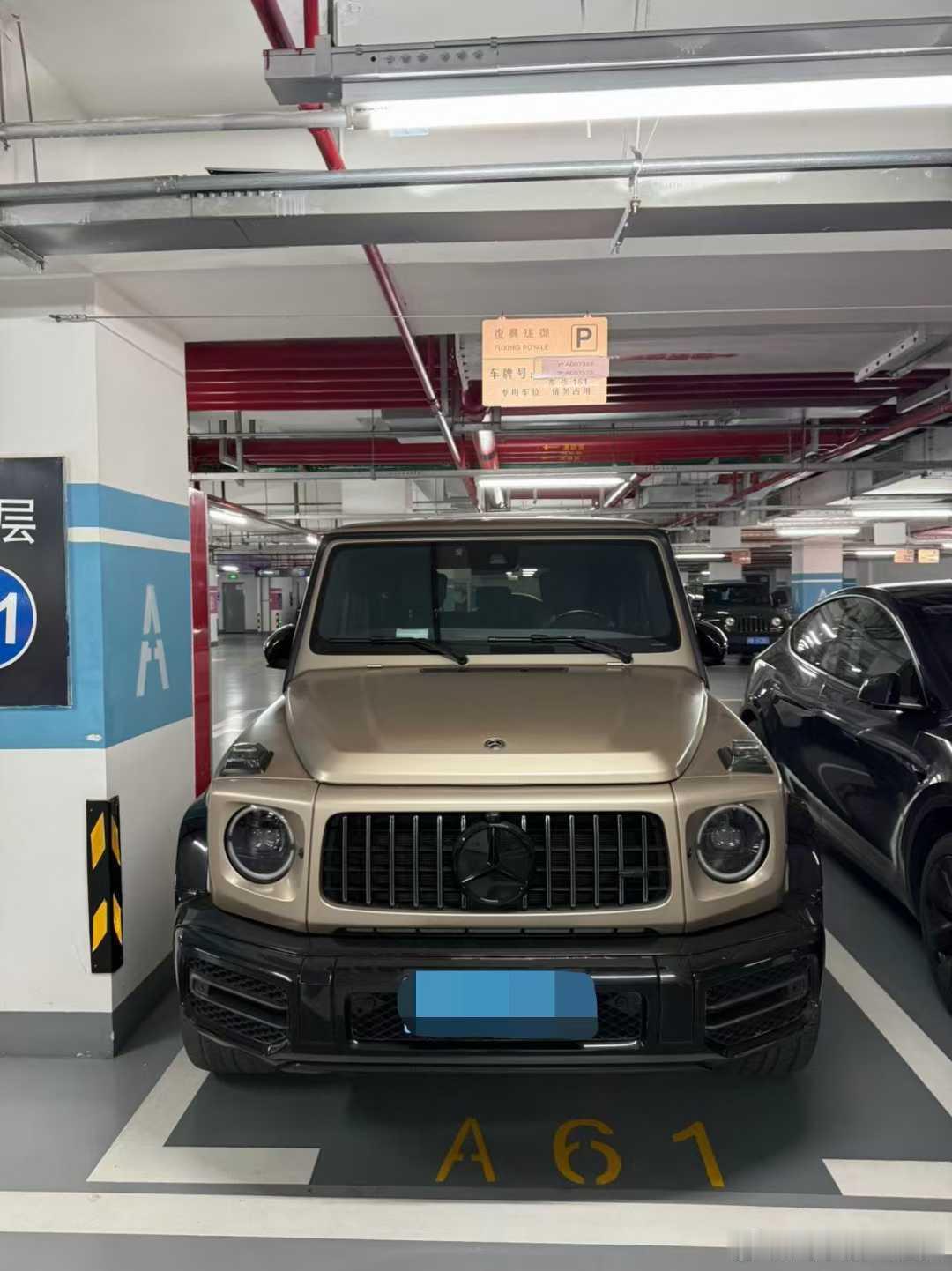 中规奔驰G63 限量熊猫款，大暗夜 满配 