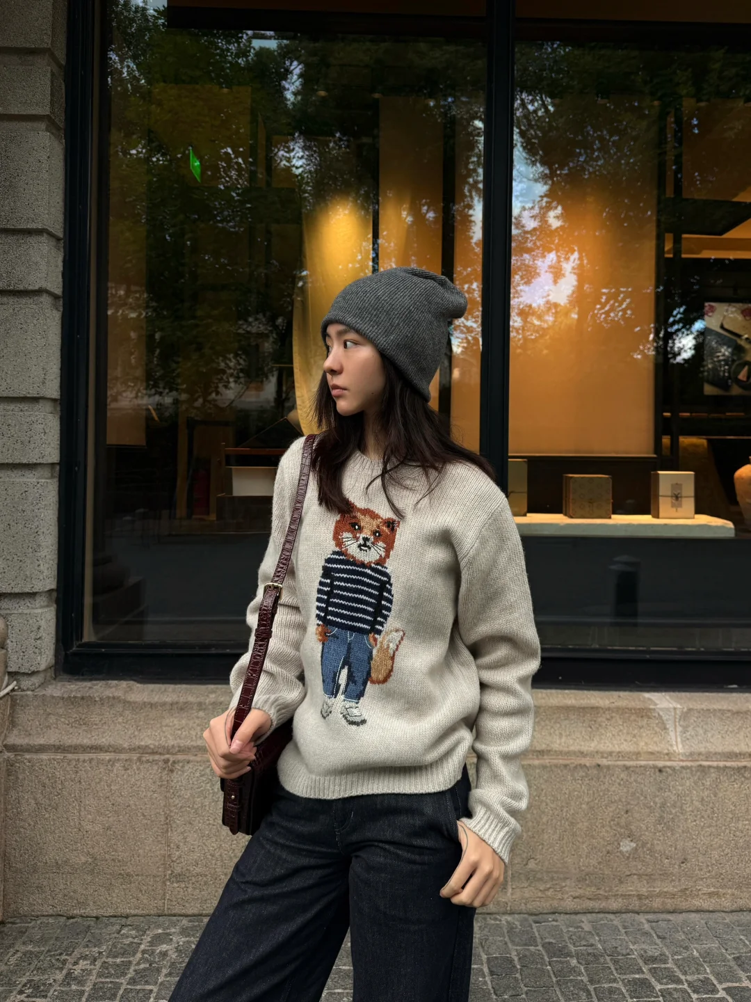 像小时候外婆织的可爱毛衣