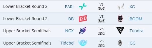今天是雪如意淘汰赛第二日，XG将在早上10点的首个bo3迎来与强敌PARI的败者