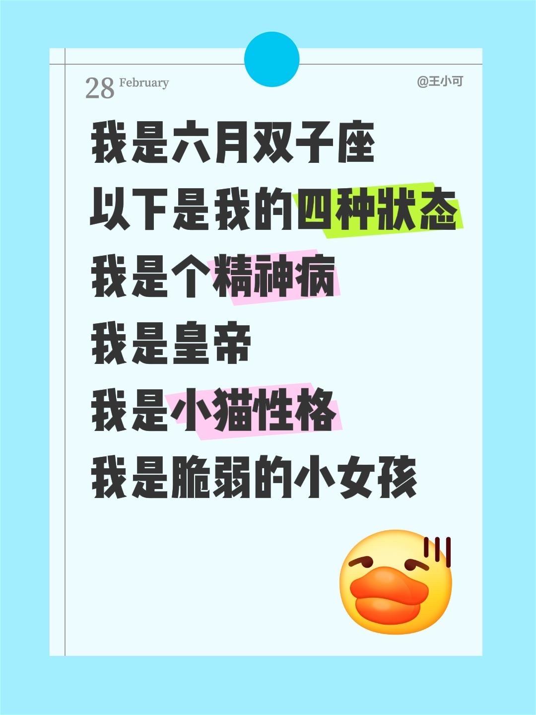 人格分裂嘛，双子嘛，4种状态很正常～