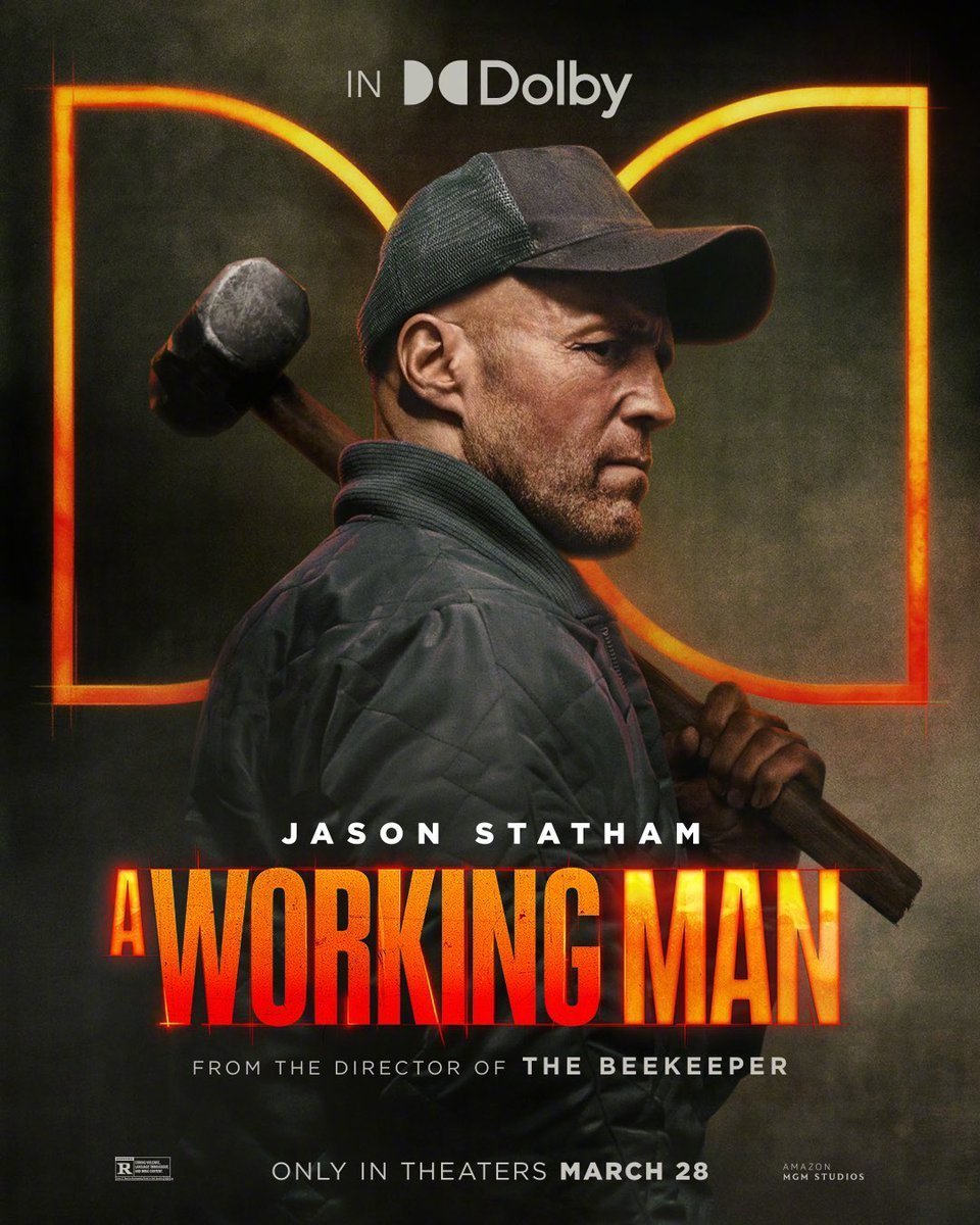 杰森·斯坦森主演、大卫·阿耶执导的动作动作片《A Working Man》发布杜