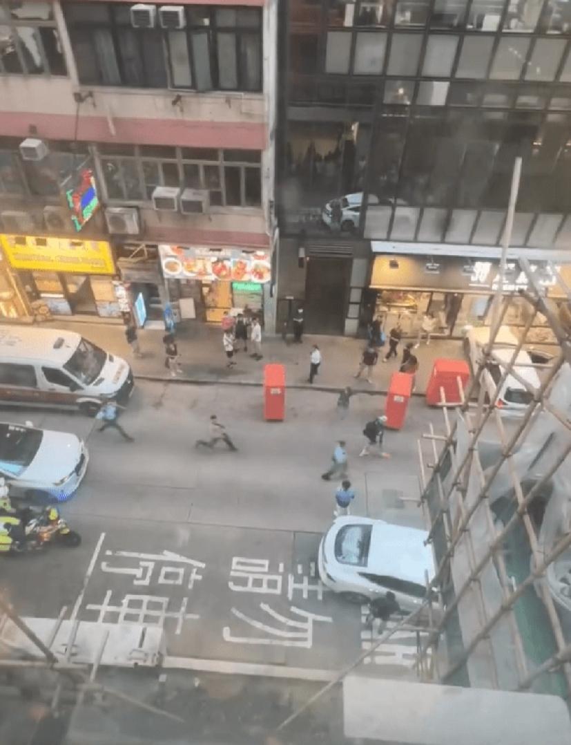 香港本港一星期发生两宗毒品车狂飙案件。旺角砵兰街近山东街今日（7月10日）下午6