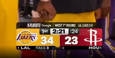 火箭直接宣布季后赛结束吧  湖人vs火箭