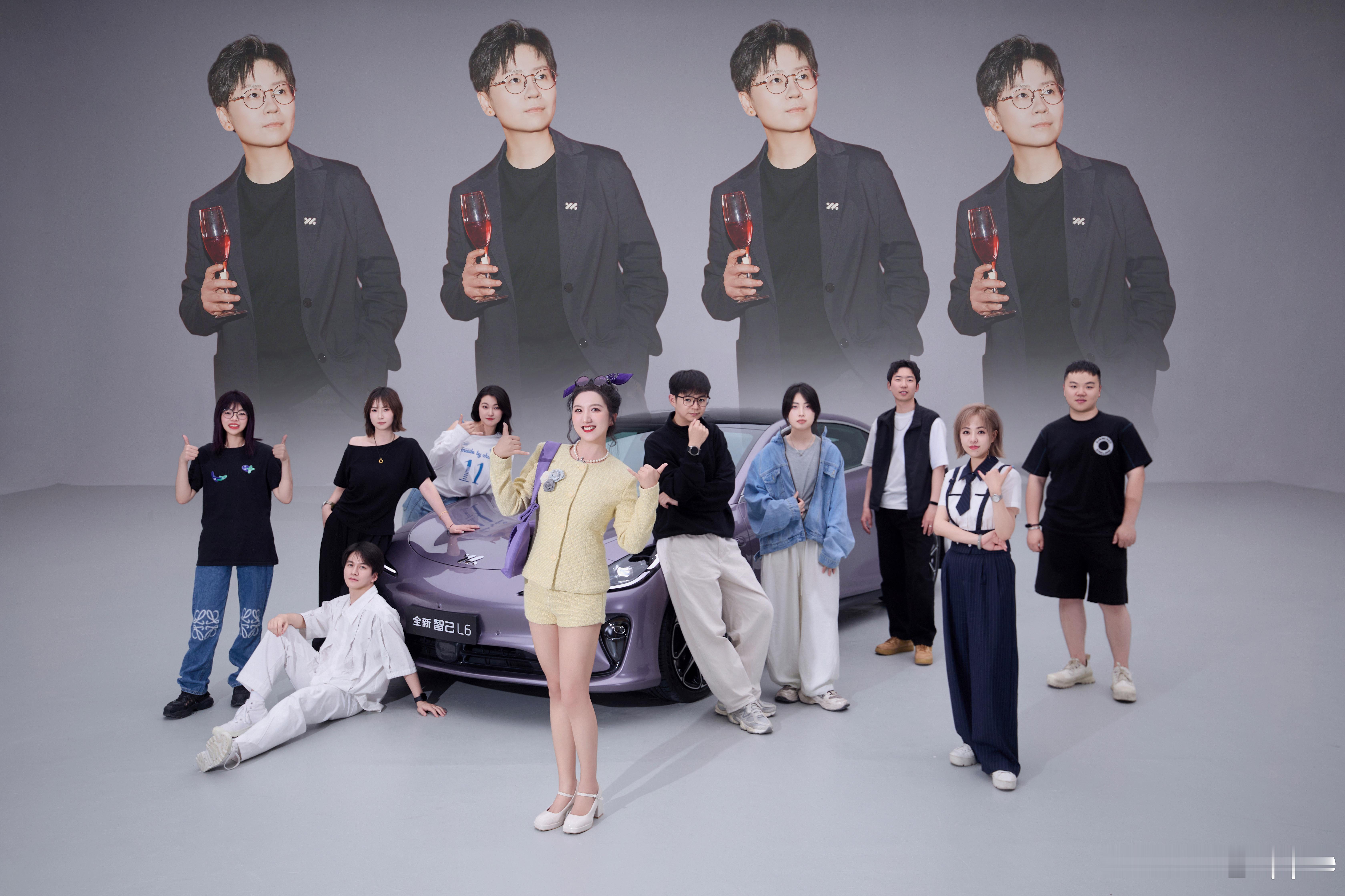 上次拍照萌萌总不在 必须给安排上大家觉得哪一版好看[比耶]全新智己L6红红红出圈