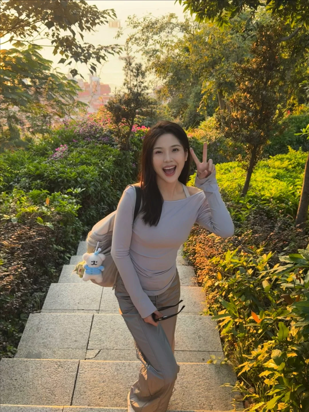 小南山的绝美日落，太美了吧！🌅