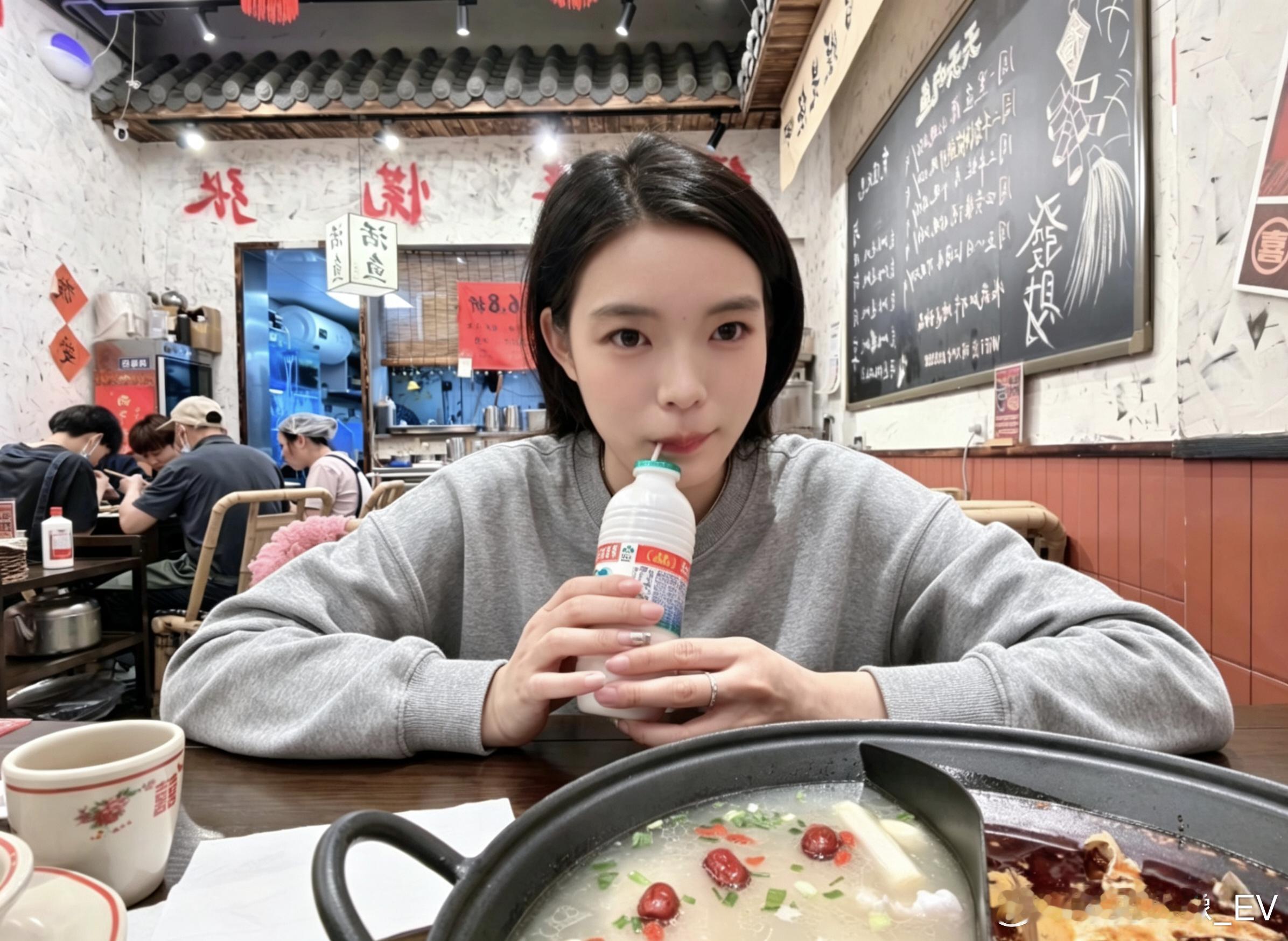 假期最幸福的事就是和家人一块吃饭吧