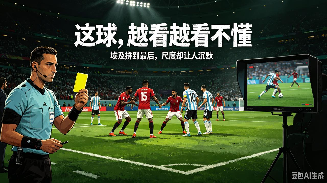 标题：看完埃及vs阿根廷，我突然看不懂足球了
 
熬夜看完埃及对阵阿根廷这场球，