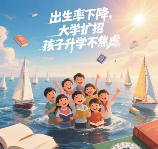 2021年以后出生的孩子，基本上不用焦虑升学问题了，不用给孩子报各种辅导班了，更