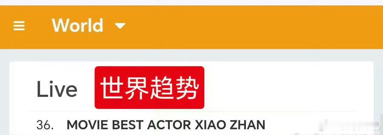肖战获得大影节影帝登世趋，还是双词条，而且各大官媒都在为肖战卡点1005庆祝得奖