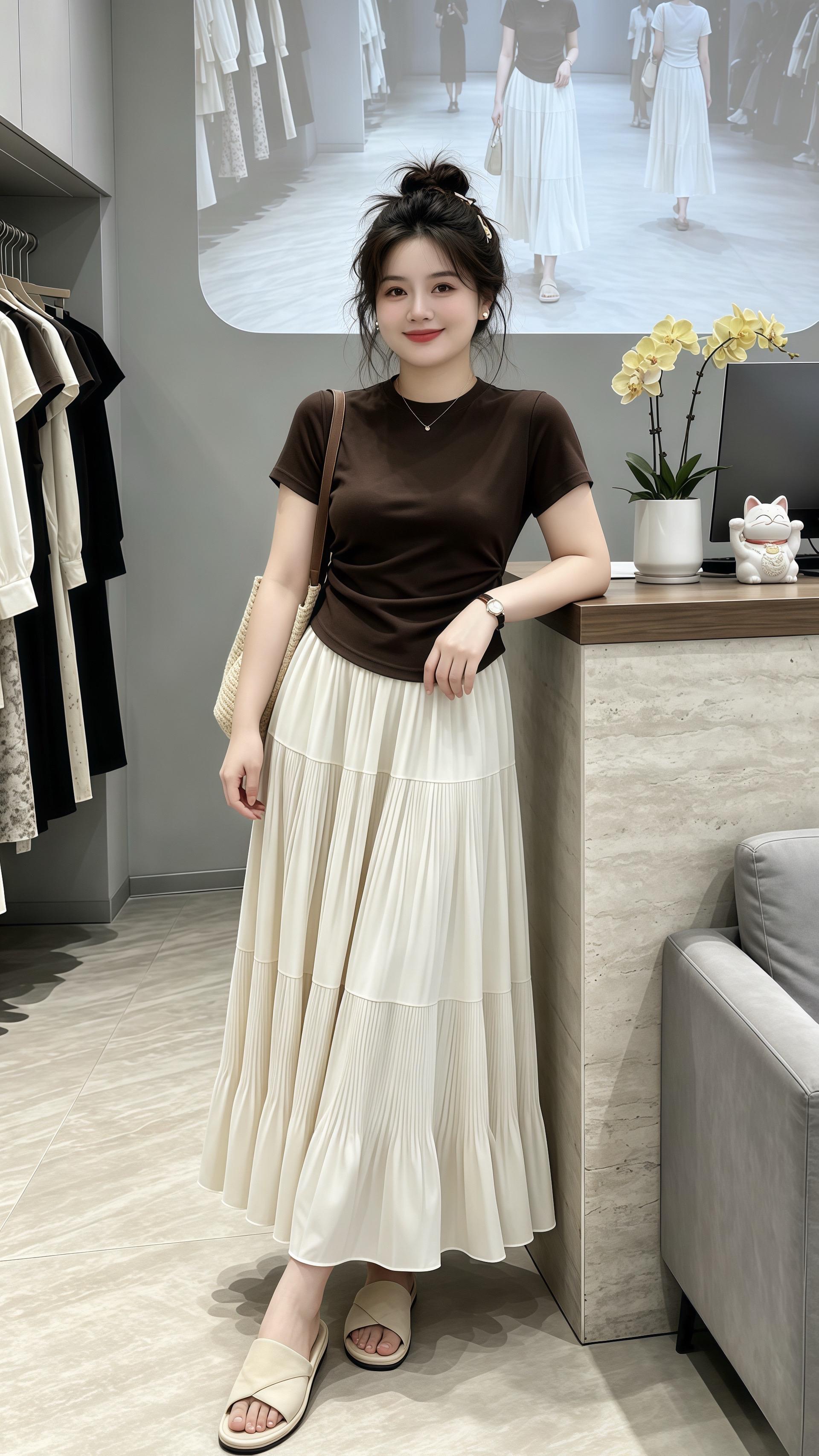微胖女生穿搭 温柔风日常穿搭 简约气质穿搭 休闲舒适穿搭 通勤约会两穿