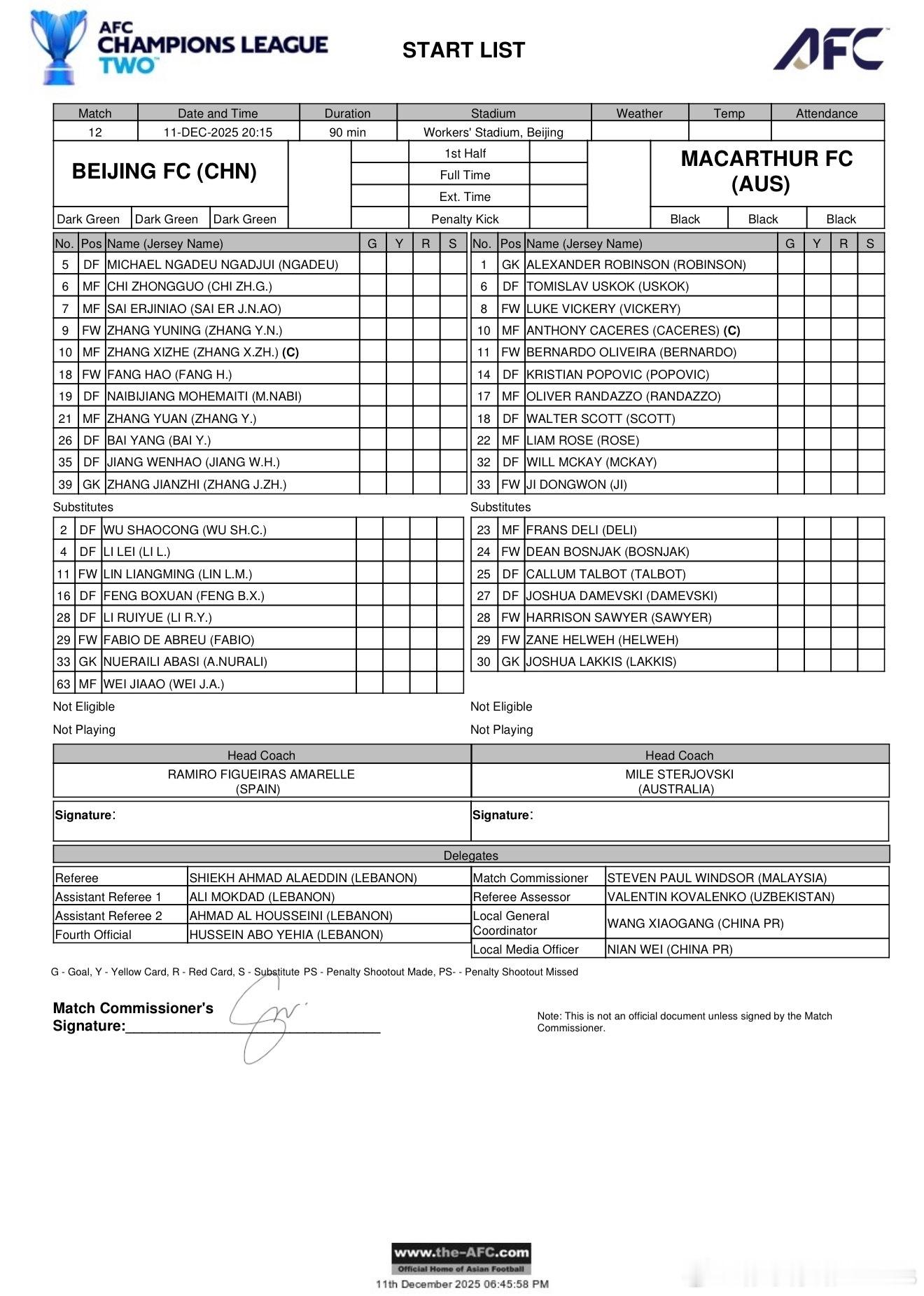 赛季最后一场比赛，国安选择让一些之前机会不多的球员上来踢一踢，有的则是上来告别告