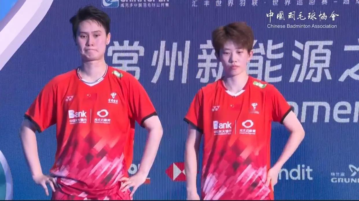 #2024年中国羽毛球公开赛# 
女双冠军🏆：李怡婧/罗徐敏🇨🇳 
女双亚