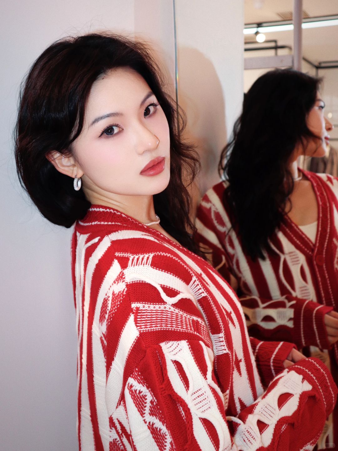 🧣一生爱美女，新年穿上张婧仪同款了