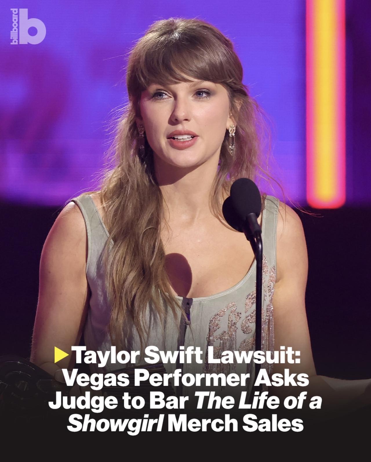 在起诉泰勒·斯威夫特侵犯她的“表演女郎的自白”商标一周后，拉斯维加斯表演者马伦·