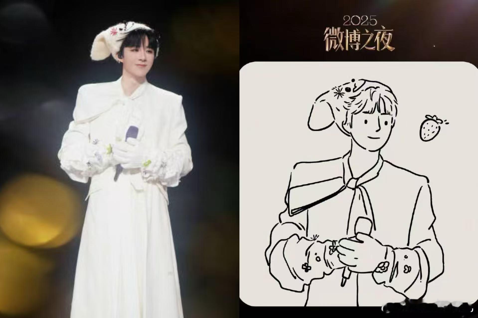 秒猜刘宇宁李一桐 微博之夜真的是秒猜刘宇宁李一桐，两个人和漫画版真的是一模一样呀