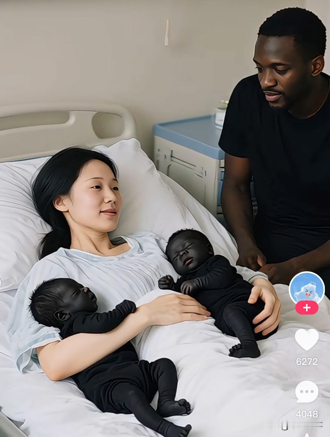 猛一看以为抱了两只黑🐶，吓死宝宝了！[捂脸]