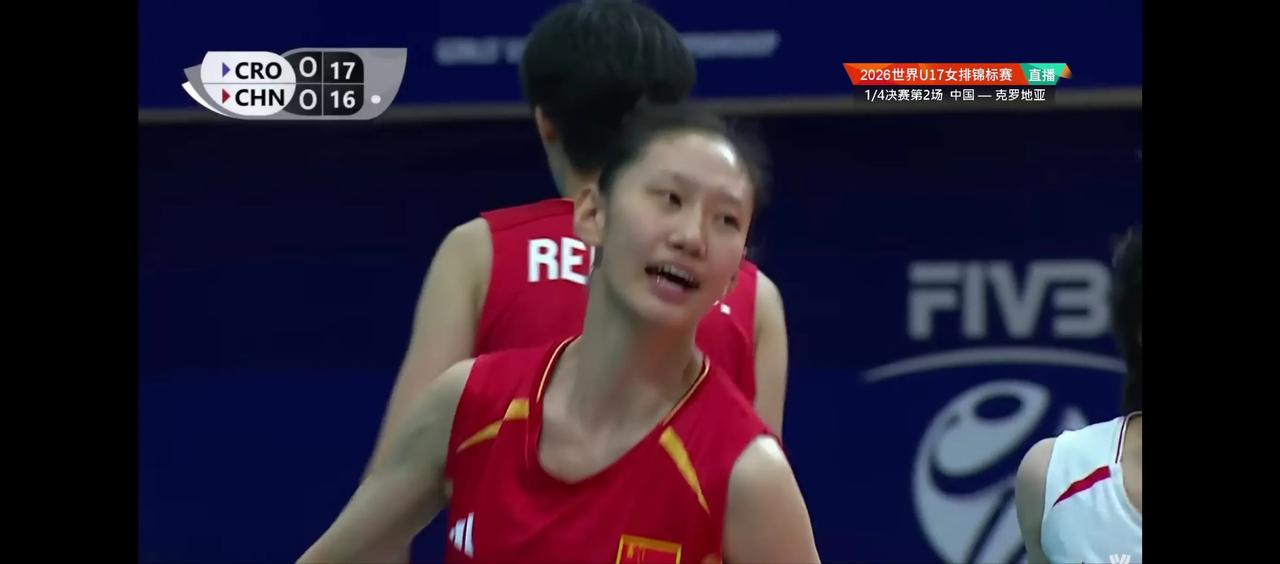 【U17女排世锦赛】1/4决赛:中国——克罗地亚  实时战况:

       